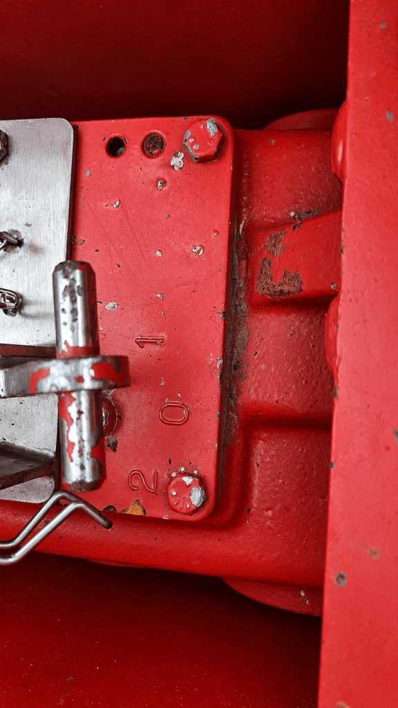 Reference image of the gearbox selector